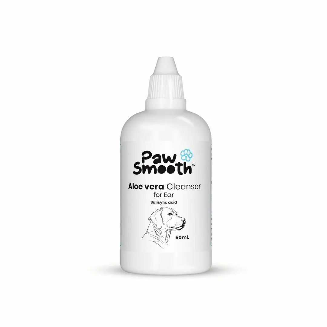 Cerafa Paw Smooth Aloe Vera Ear Cleanser for Dogs & Cats 50ml