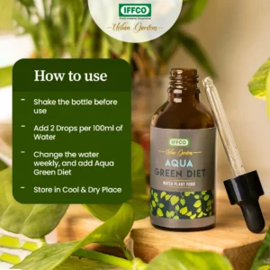 IFFCO Urban Gardens Aqua Green Diet – Water Plant Food 50ml