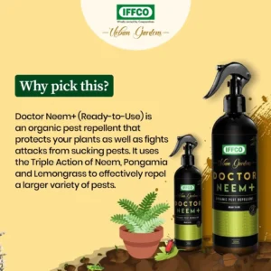 IFFCO Urban Gardens Doctor Neem+ – Ready to Use Neem Oil Spray 500ml