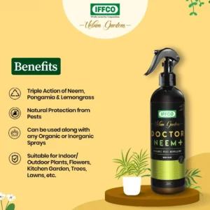 IFFCO Urban Gardens Doctor Neem+ – Ready to Use Neem Oil Spray 500ml