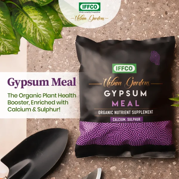 IFFCO Urban Gardens Gypsum Meal – Calcium Sulphate Fertilizer 900g