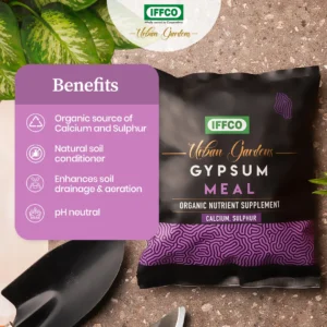 IFFCO Urban Gardens Gypsum Meal – Calcium Sulphate Fertilizer 900g