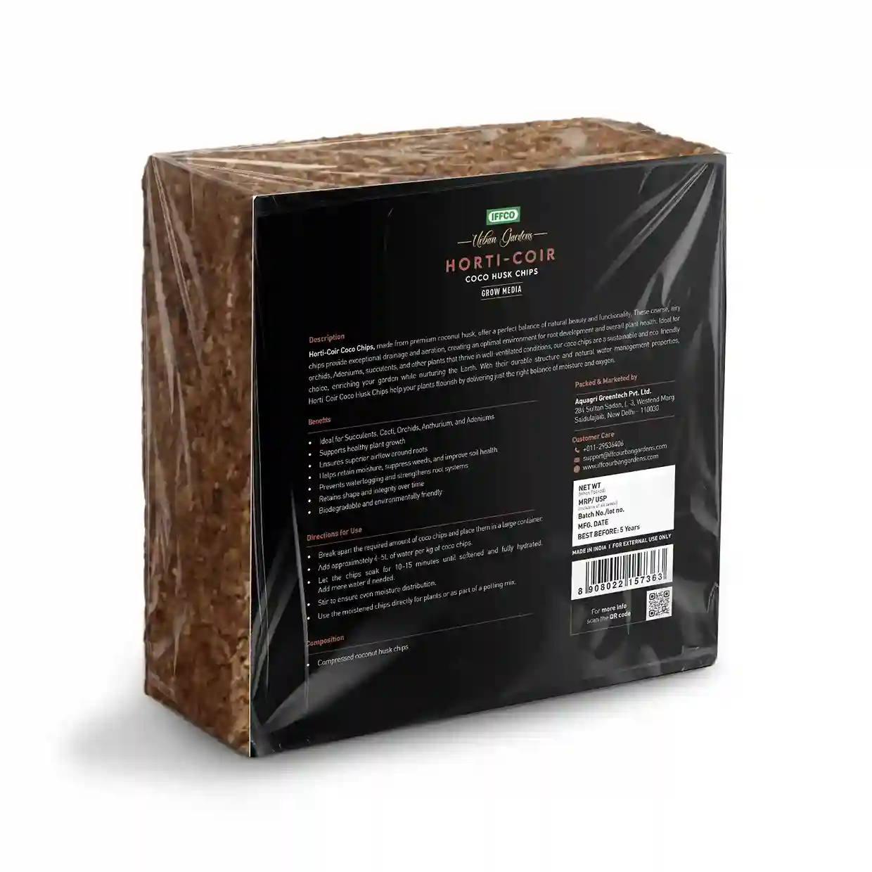 IFFCO Urban Gardens Horti Coir – Coco-Husk Chips 5kg