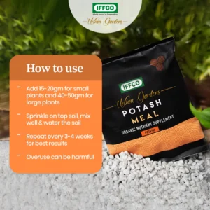 IFFCO Urban Gardens Potash Meal – Bio Potash Fertilizer 900g
