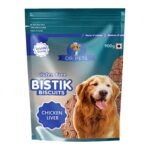 Dr.Pets Bistik Chicken Liver Dog Biscuits 900g oven baked non-vegetarian training treats front pack