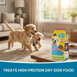 Dr.Pets Super Dawg Starter Puppy Chicken Milk Dry Dog Food back pack ingredients nutritional