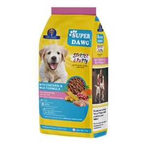 Dr.Pets Super Dawg Starter and Puppy Chicken and Milk Formula complete puppy dry food front pack