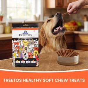 Dr.Pets Treetos Mix Flavour Soft Chew Dog Treats 70g back pack ingredients