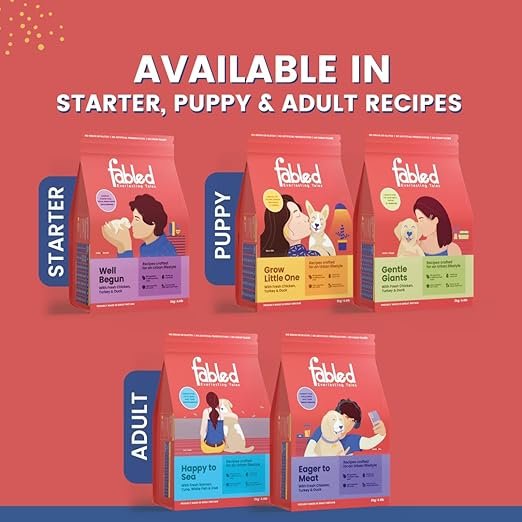 Fabled dog food brand benefits summary