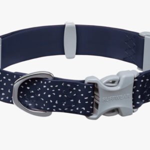 Ruffwear Confluence waterproof dog collar Midnight Blue
