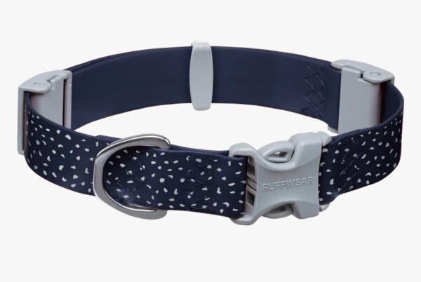 Ruffwear Confluence waterproof dog collar Midnight Blue