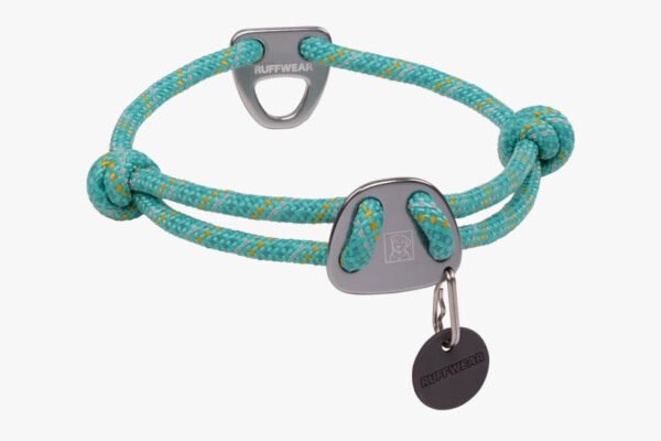 Ruffwear Knot-a-Collar rope dog collar Aurora Teal