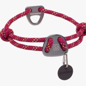 Ruffwear Knot-a-Collar rope dog collar Hibiscus Pink