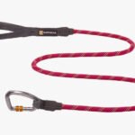 Ruffwear Knot-a-Leash climbing rope dog leash Hibiscus Pink