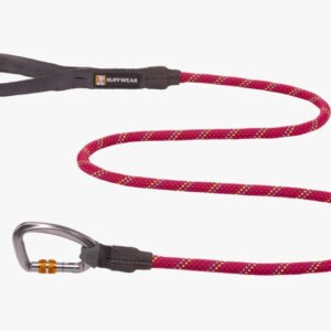 Ruffwear Knot-a-Leash climbing rope dog leash Hibiscus Pink