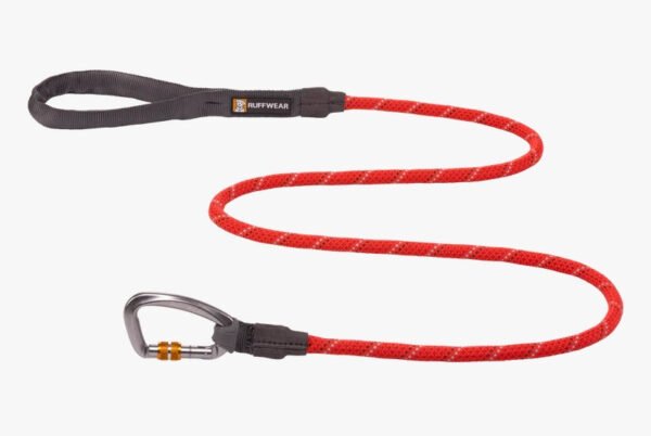 Ruffwear Knot-a-Leash climbing rope leash Red Sumac