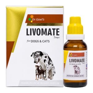 Dr. Goel's LIVOMATE Drops for Pets (20ml) – Natural Liver & Gut Health Care — homeopathic veterinary medicine from Dr. Goel's