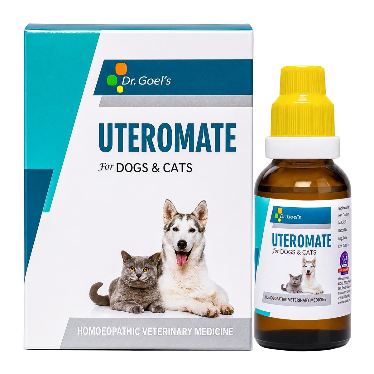 Dr. Goel's TRUMATE DROPS for PETS for Injury, Sprain, Trauma, Ear Hematoma — homeopathic veterinary medicine from Dr. Goel's