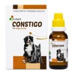 Dr. Goel's CONSTIGO Gentle, Natural Relief for Pet Constipation & Digestive Discomfort — homeopathic veterinary medicine from Dr. Goel's