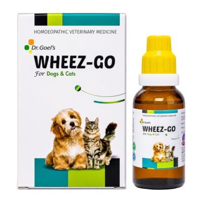Dr. Goel's WHEEZ-GO for Pet For Cough and Cold — homeopathic veterinary medicine from Dr. Goel's