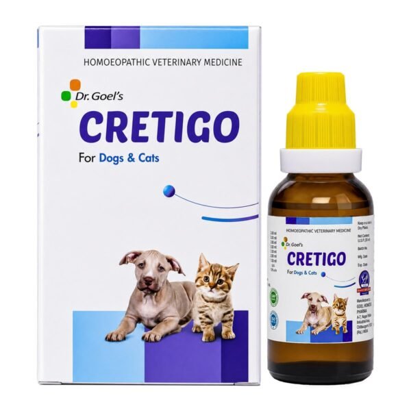 Dr. Goel's CRETIGO Drops — Advanced Kidney Care & Creatinine Management Dr. Goel's CRETIGO Drops — Advanced Kidney Care & Creatinine Management — homeopathic veterinary medicine from Dr. Goel's