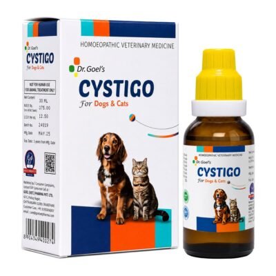 Dr. Goel's CYSTIGO – Fast-Acting Relief for Urinary Pain, UTIs & Kidney Stones in Pets — homeopathic veterinary medicine from Dr. Goel's