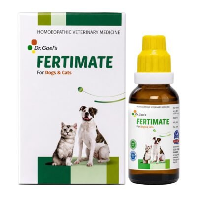 Dr. Goel's FERTIMATE Natural Fertility Support & Hormonal Balance for Pets — homeopathic veterinary medicine from Dr. Goel's