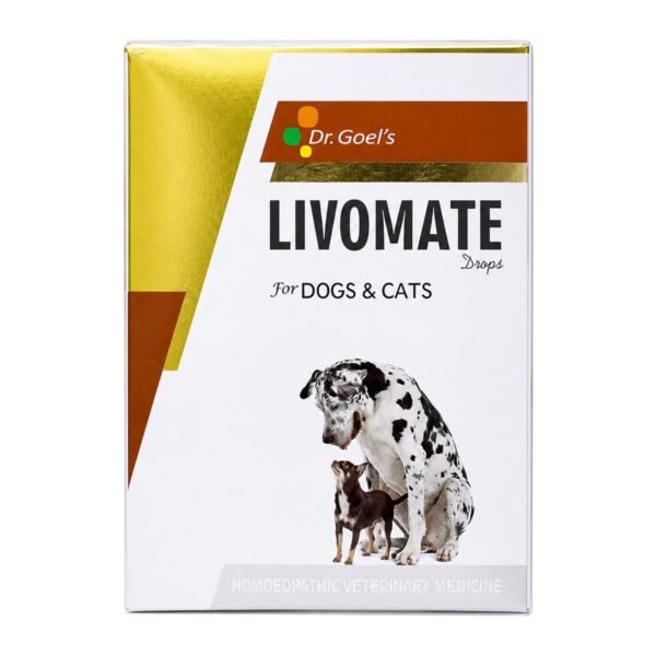 Dr. Goel's LIVOMATE Drops for Pets (20ml) – Natural Liver & Gut Health Care pack shot 2