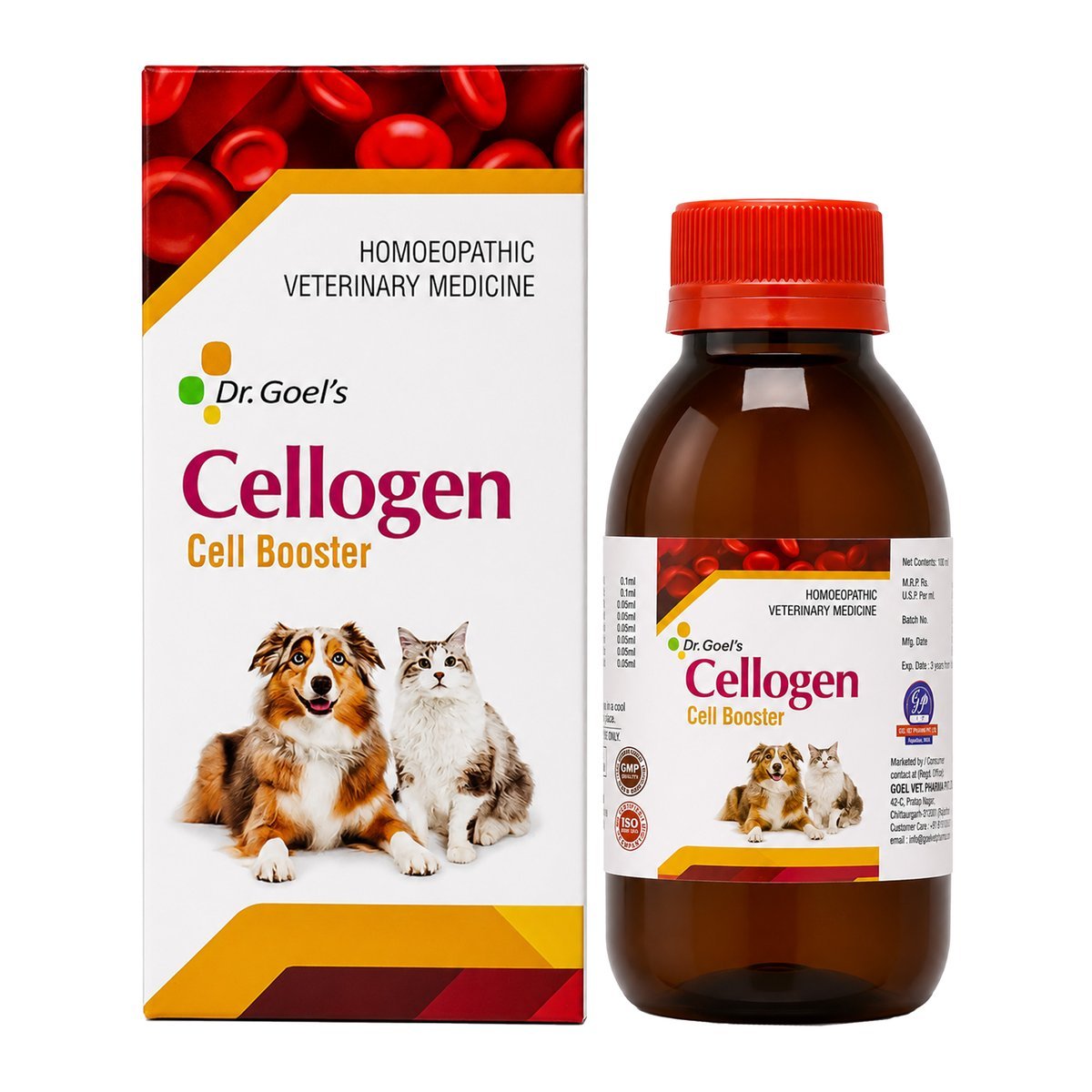 Dr. Goel's CELLOGEN Natural Immunity Booster & Cell Count Support for Pets pack shot 2