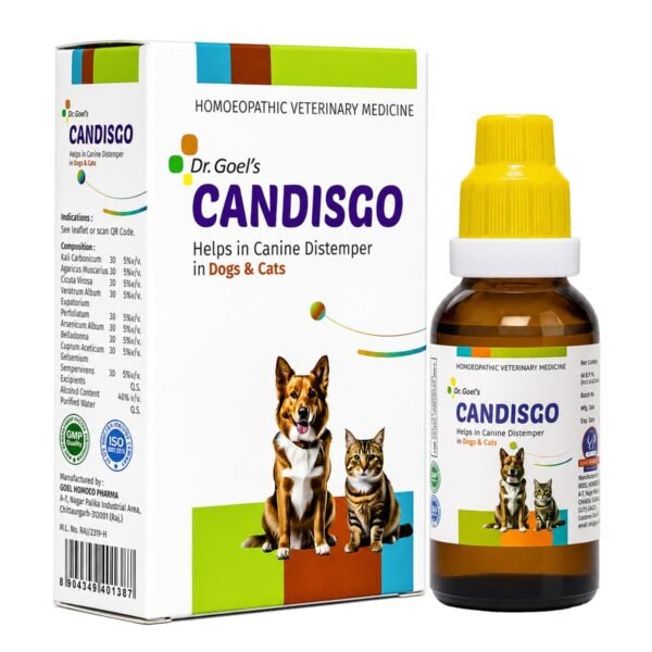 Dr. Goel's CANDISGO Gentle, Natural Support for Canine Distemper pack shot 3