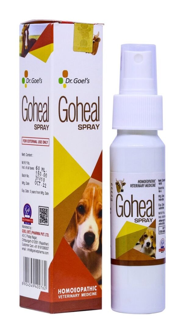 Dr. Goel's GoHeal Spray Fast-Acting Natural Wound Healer & Antiseptic Spray pack shot 3