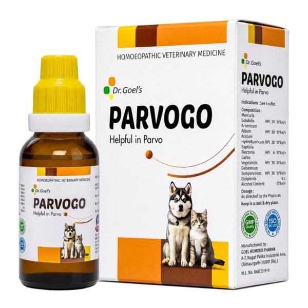 Dr. Goel's PARVOGO for PARVO VIRUS in DOG and CAT pack shot 3