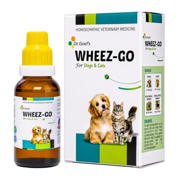 Dr. Goel's WHEEZ-GO for Pet For Cough and Cold pack shot 3