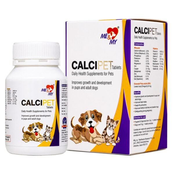 Dr. Goel's CALCIPET | Improves Growth and Development pack shot 3