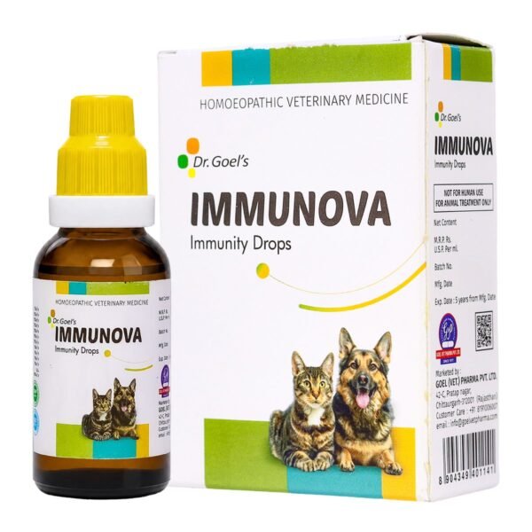 Dr. Goel's IMMUNOVA – Natural Immunity Booster for Dogs & Cats pack shot 4