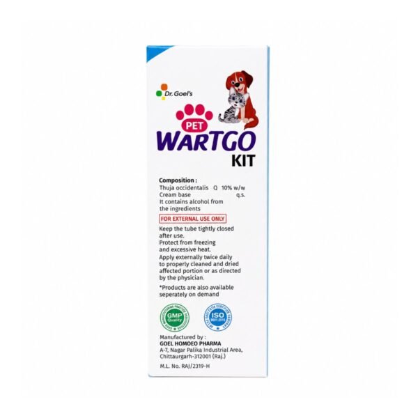 Dr. Goel's WARTGO DROPS for PETS | For Removal of Warts pack shot 4