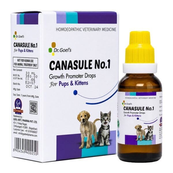 Dr. Goel's CANNASULE NO.1 - Immunity & Growth Enhancer for Pups & Kittens pack shot 4