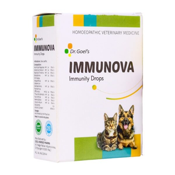 Dr. Goel's IMMUNOVA – Natural Immunity Booster for Dogs & Cats pack shot 5