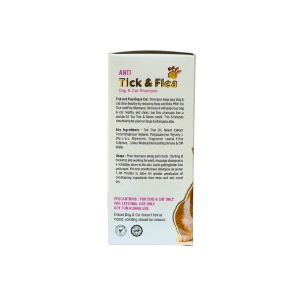 Dr. Goel's Anti Ticks and Flea Pet Shampoo helps to keep free from Ticks, Lice, Flea, Mites pack shot 5