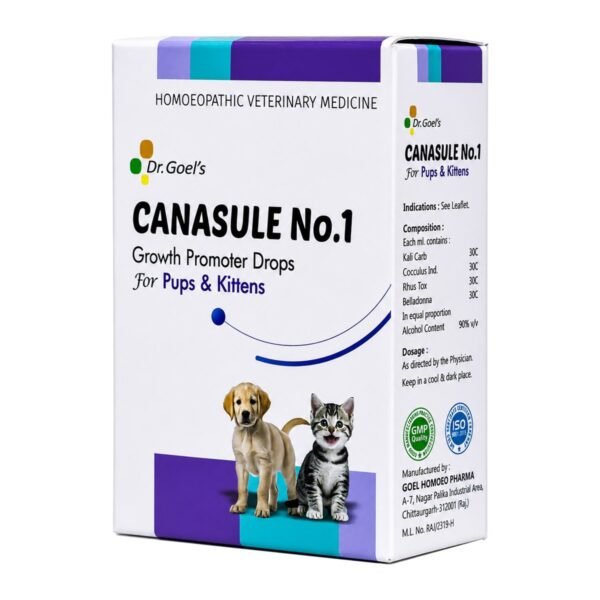 Dr. Goel's CANNASULE NO.1 - Immunity & Growth Enhancer for Pups & Kittens pack shot 5