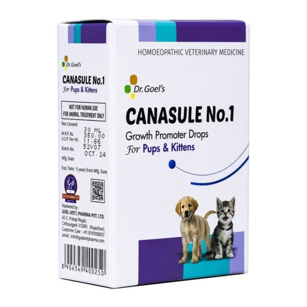 Dr. Goel's CANNASULE NO.1 - Immunity & Growth Enhancer for Pups & Kittens pack shot 6