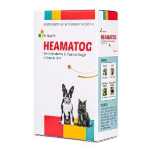 Dr. Goel's HEAMATOG Drops HOMEOPATHIC SUPPORT FOR EAR HEMATOMA, INTERNAL BLEEDING & SWELLING IN DOGS & CATS pack shot 6