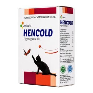 Dr. Goel's HENCOLD Drops for Dogs & Cats Fast-Acting Homeopathic Support for Flu, Cough, Cold & Respiratory Infections pack shot 6
