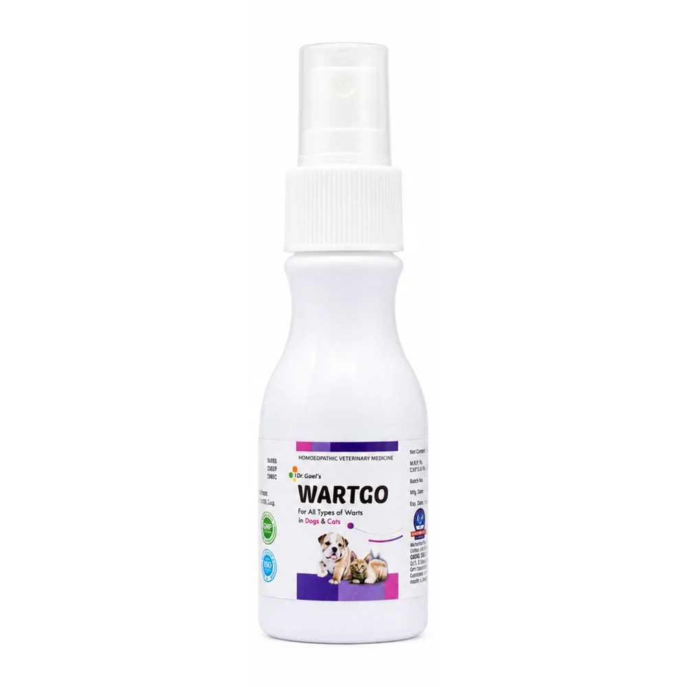 Dr. Goel's WARTGO spray for removal of warts in dogs and cats